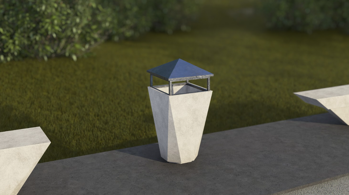 Geo Trash Bin