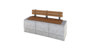Three Blocks In/Out Bench