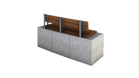 Three Blocks In/Out Bench