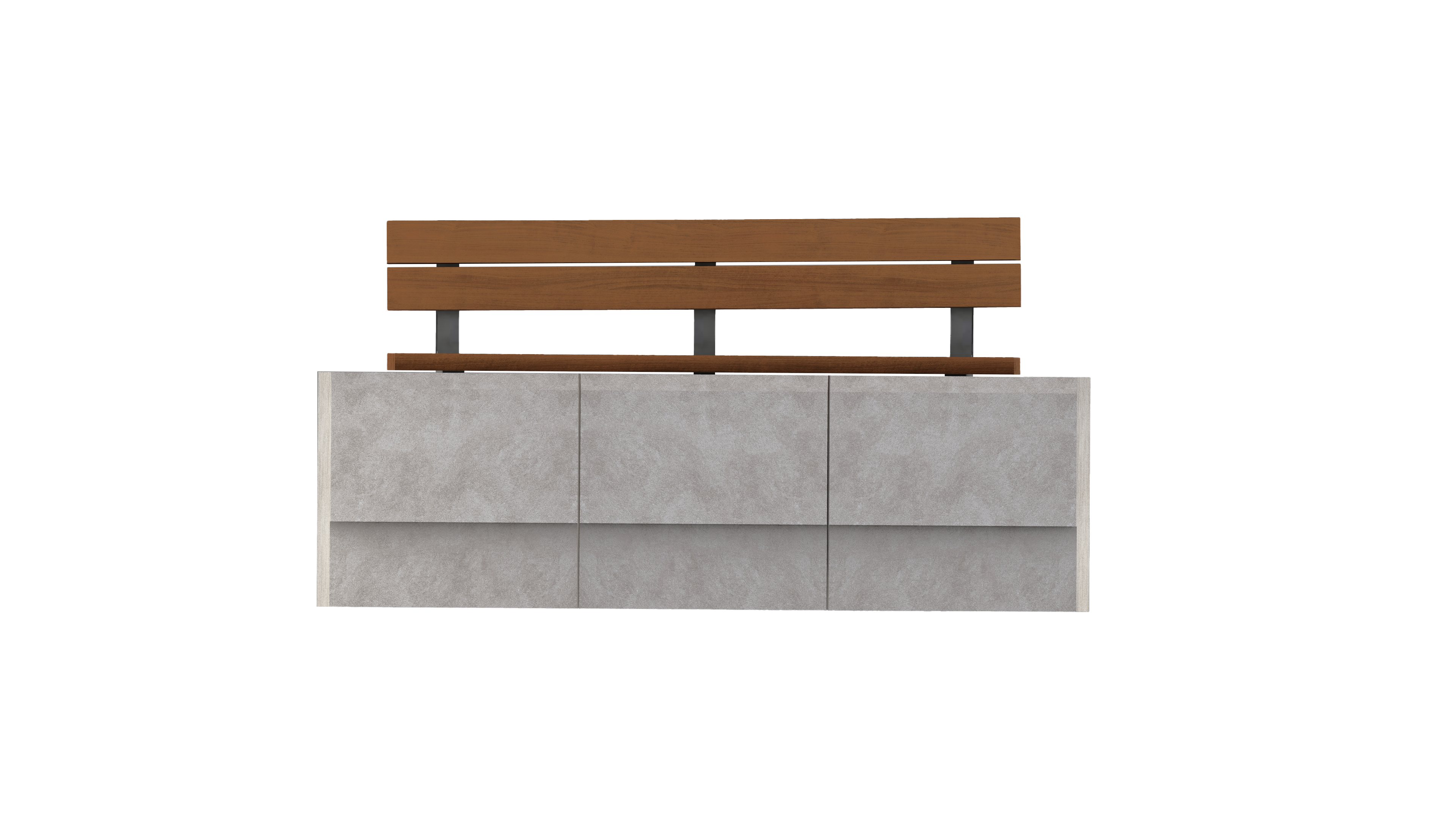 Three Blocks In/Out Bench