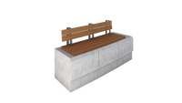 Three Blocks In/Out Bench