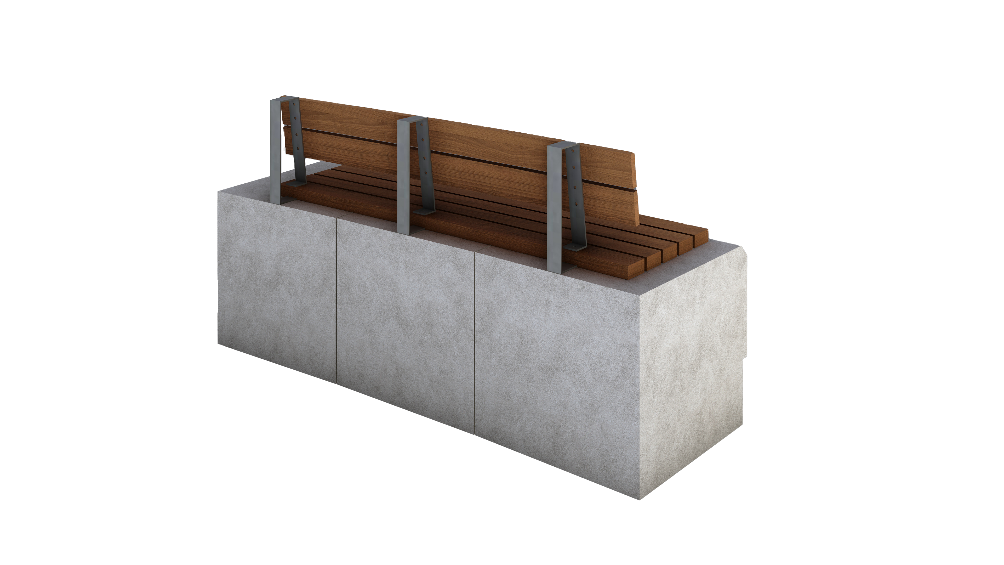 Three Blocks In/Out Bench