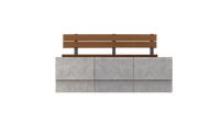 Three Blocks In/Out Bench