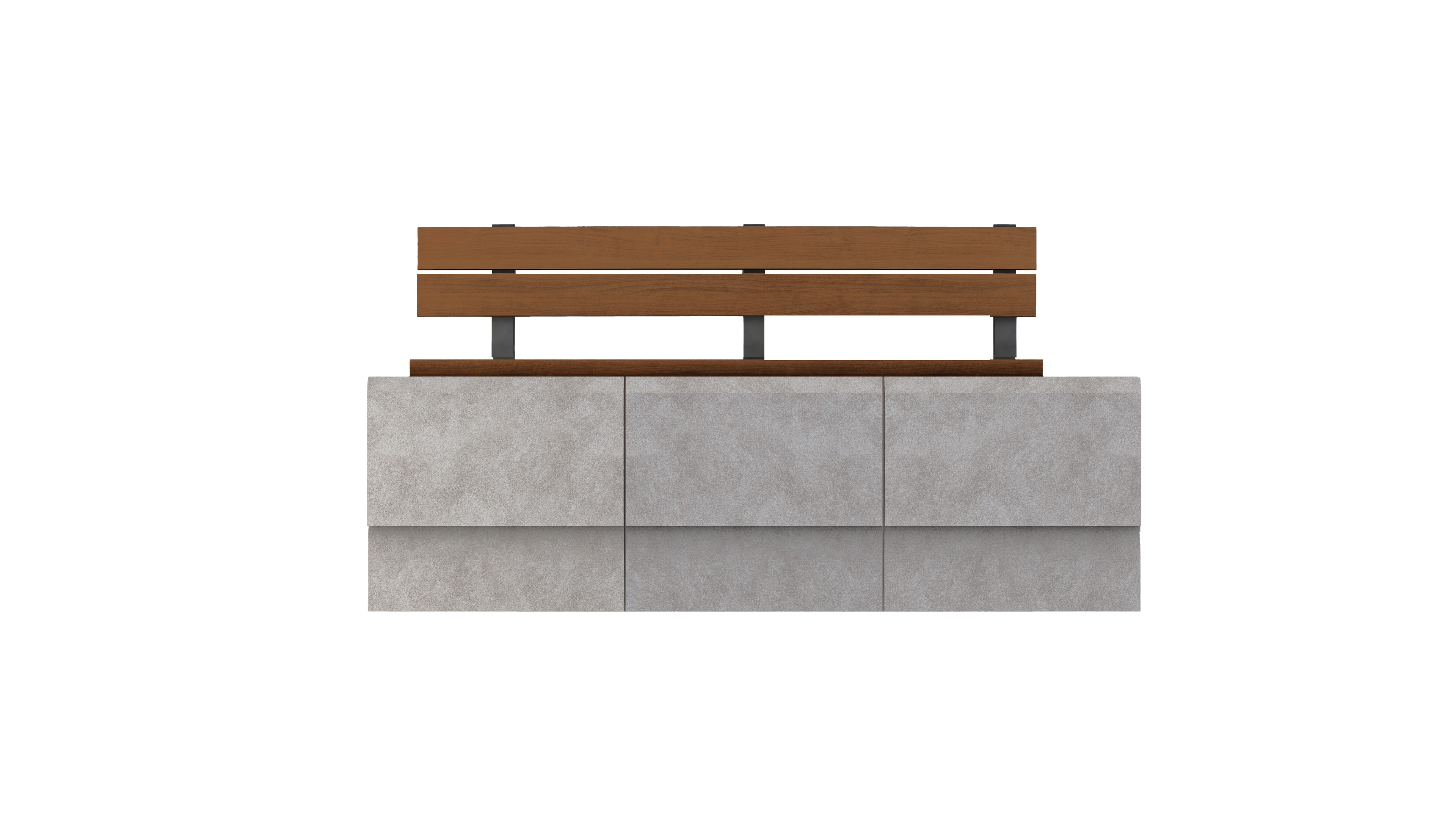 Three Blocks In/Out Bench