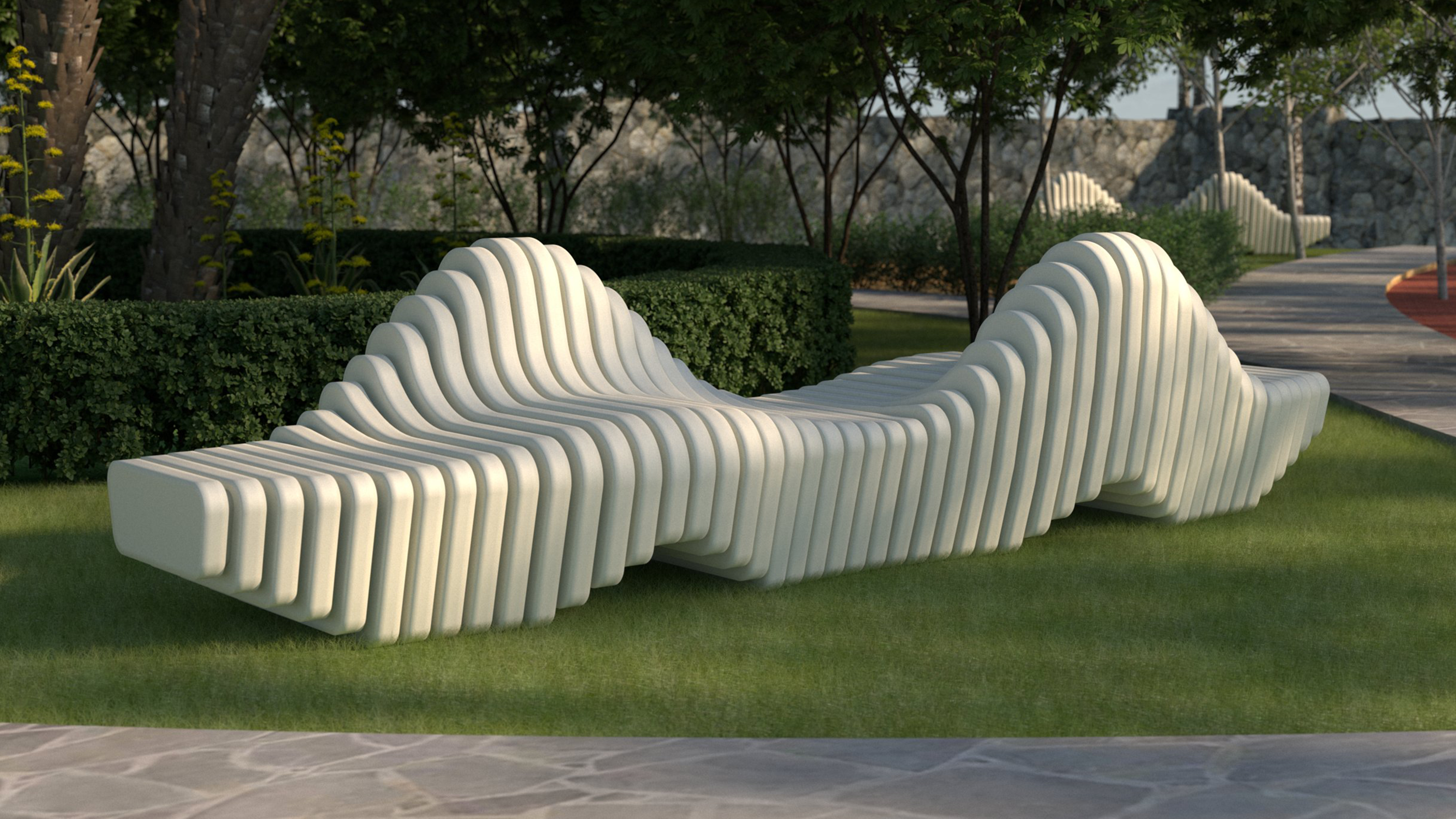 Bench Netdesign Parametric Bench – URBASTONE